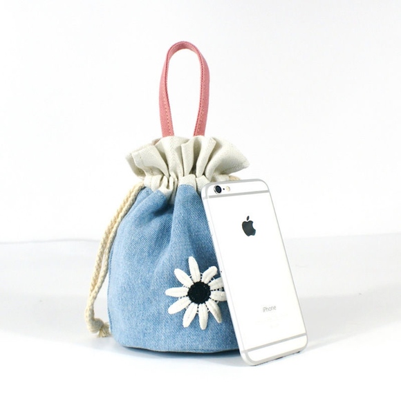 Handbags - NWT DENIM POUCH